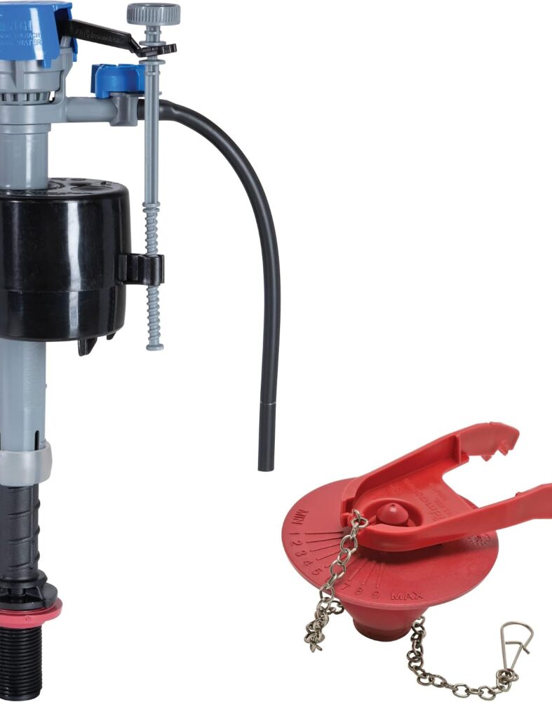 Fluidmaster K-400H-039 Toilet Fill Valve & 2-Inch Flapper Repair Kit
